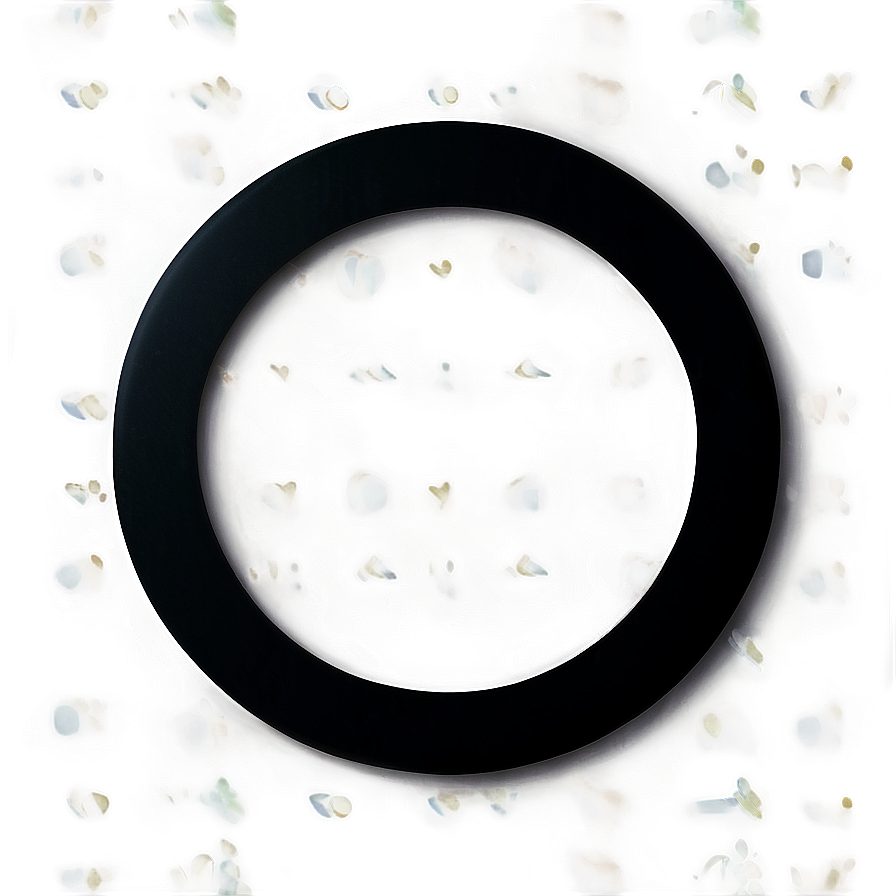 Sleek Black Circle PNG kej PNG image with a transparent background, free high-resolution download