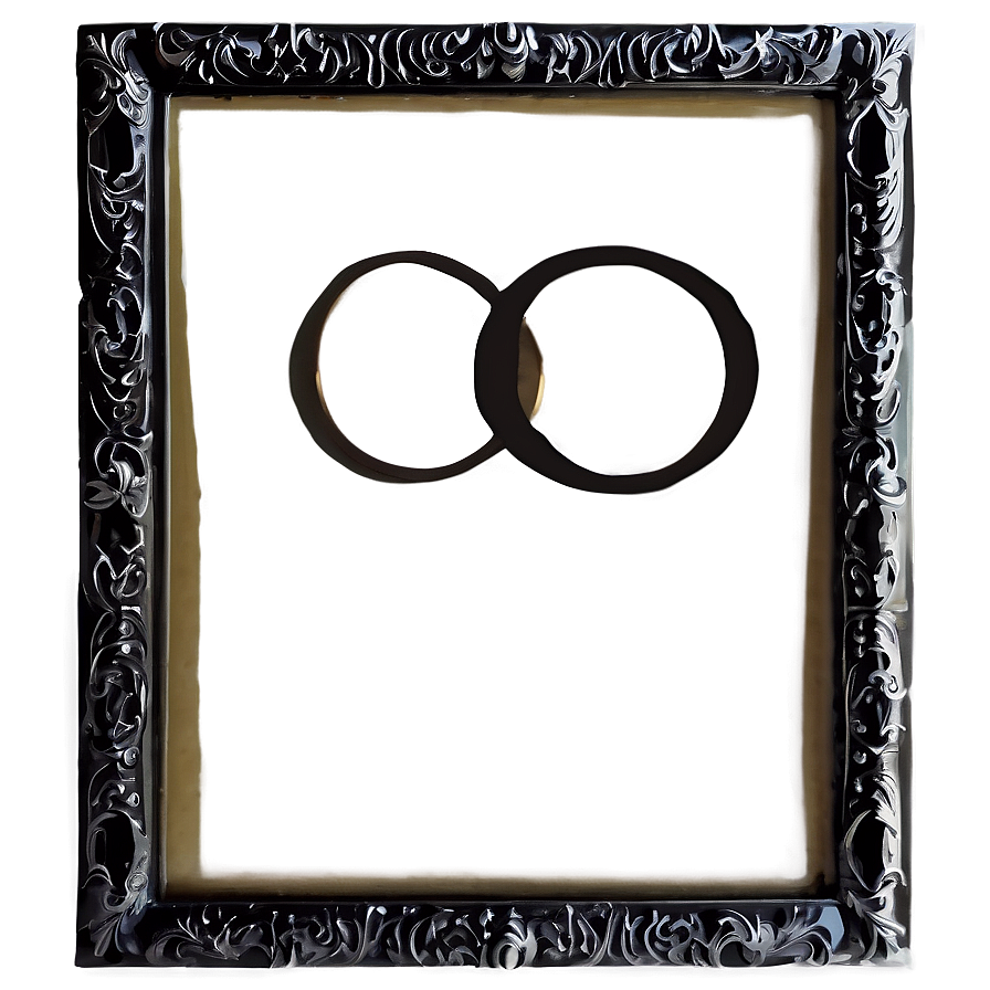 Sleek Black Frame Png 05252024