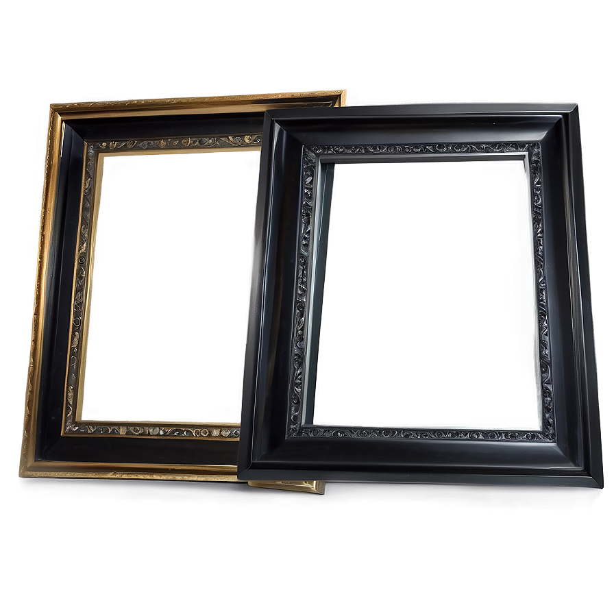 Sleek Black Frame Png 74