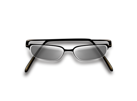 Sleek Black Sunglasseson Dark Background