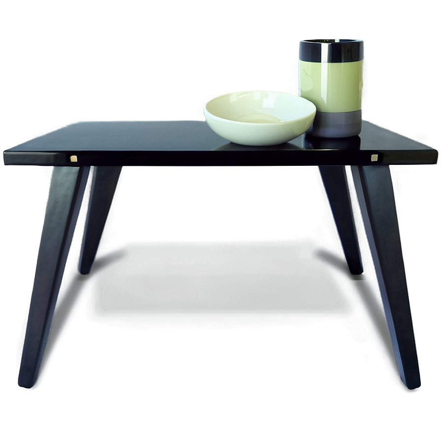 Sleek Black Table Furniture Png 89