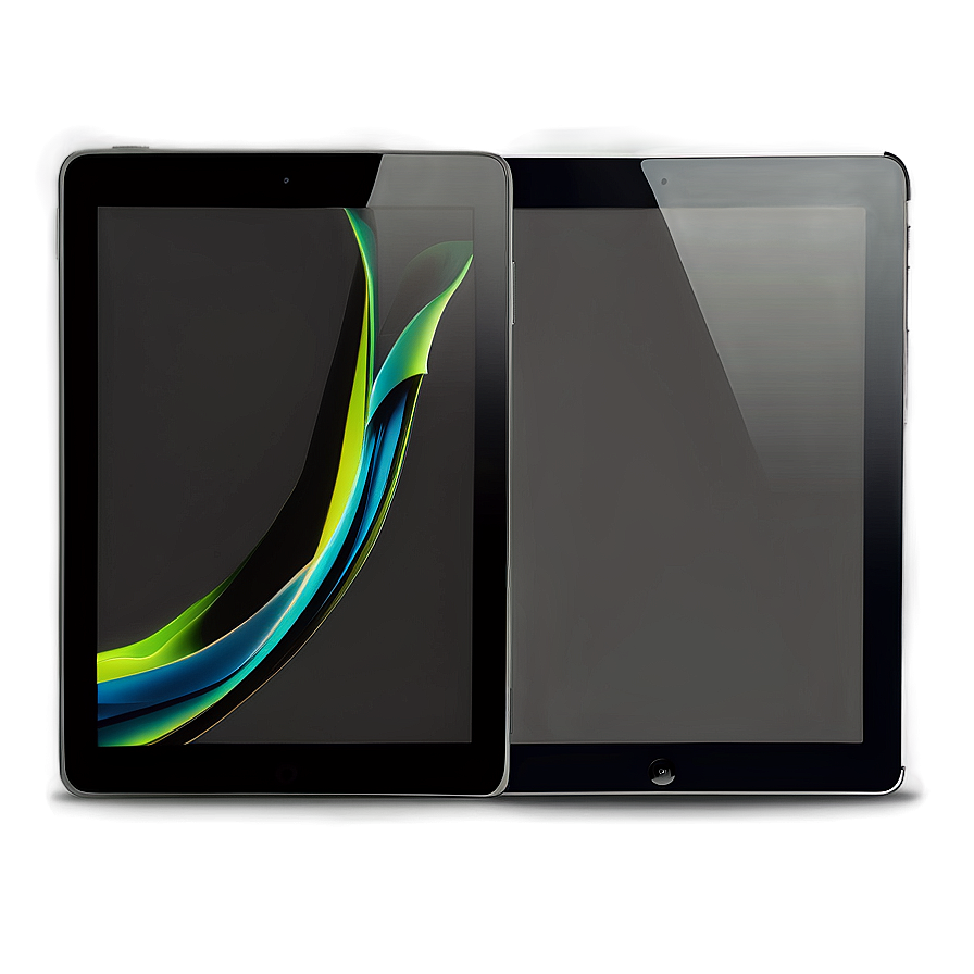 Sleek Black Tablet PNG kyx80 PNG with transparent background