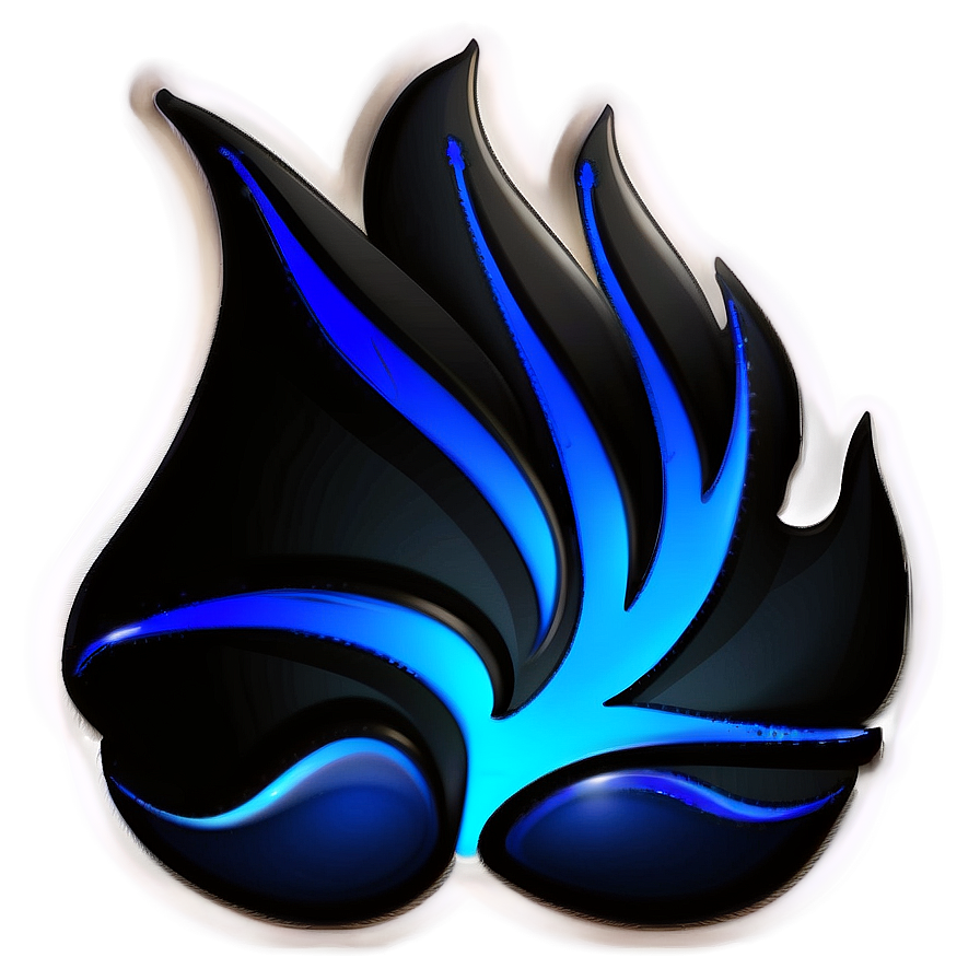 Sleek Blue Flame Icon Png 87