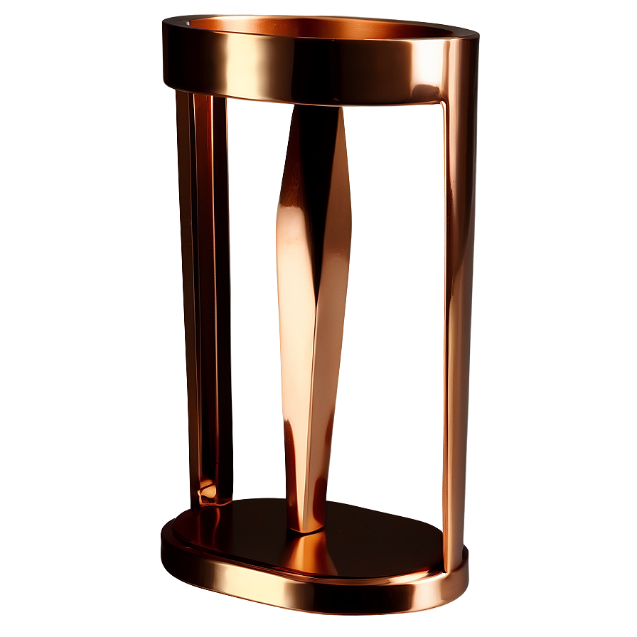 Sleek Bronze Desk Accessory PNG wbi PNG with transparent background