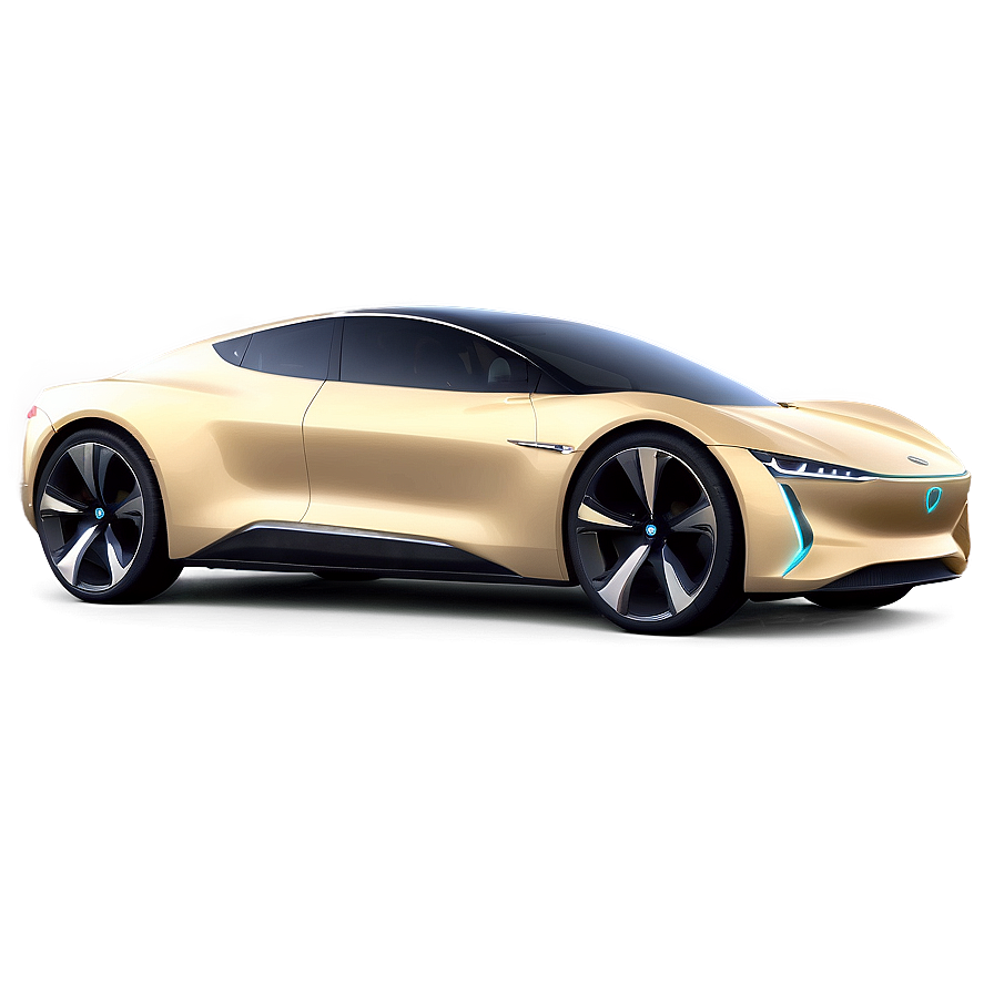 Sleek Electric Car Model Png Jlm