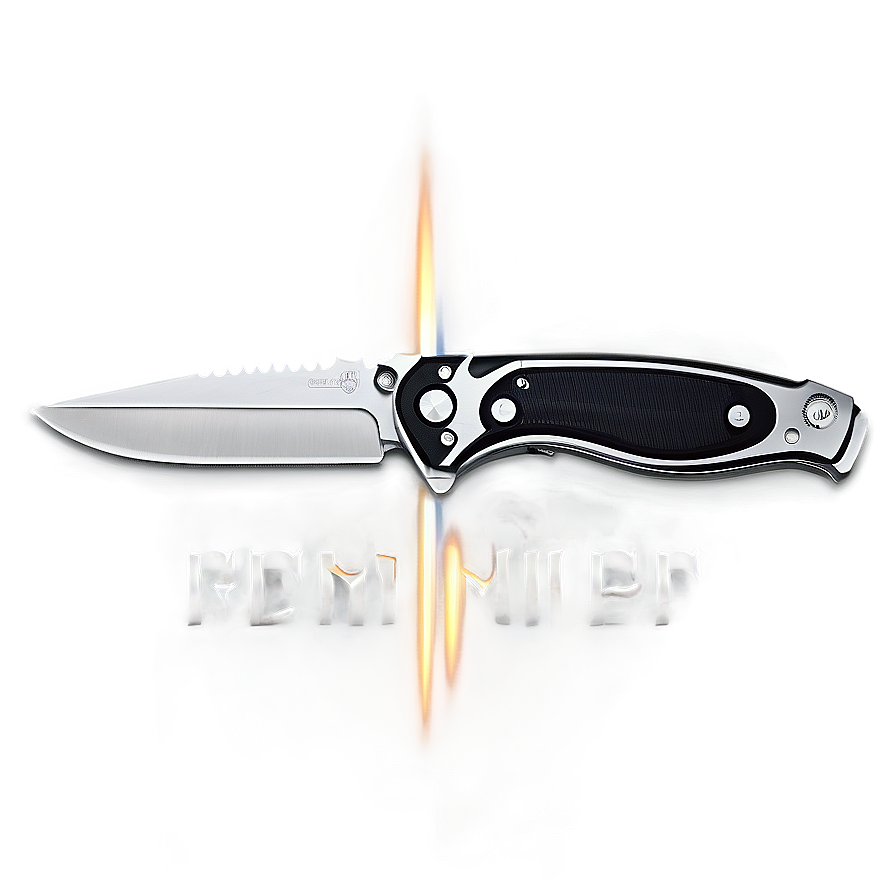 Sleek Folding Knife Design Png Dym