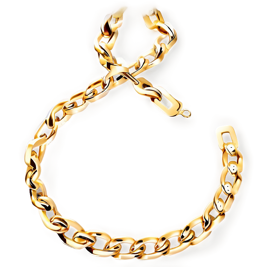 Sleek Gold Chain Png 14