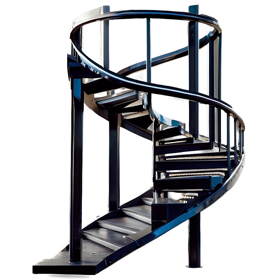 Sleek Iron Staircase Png 54