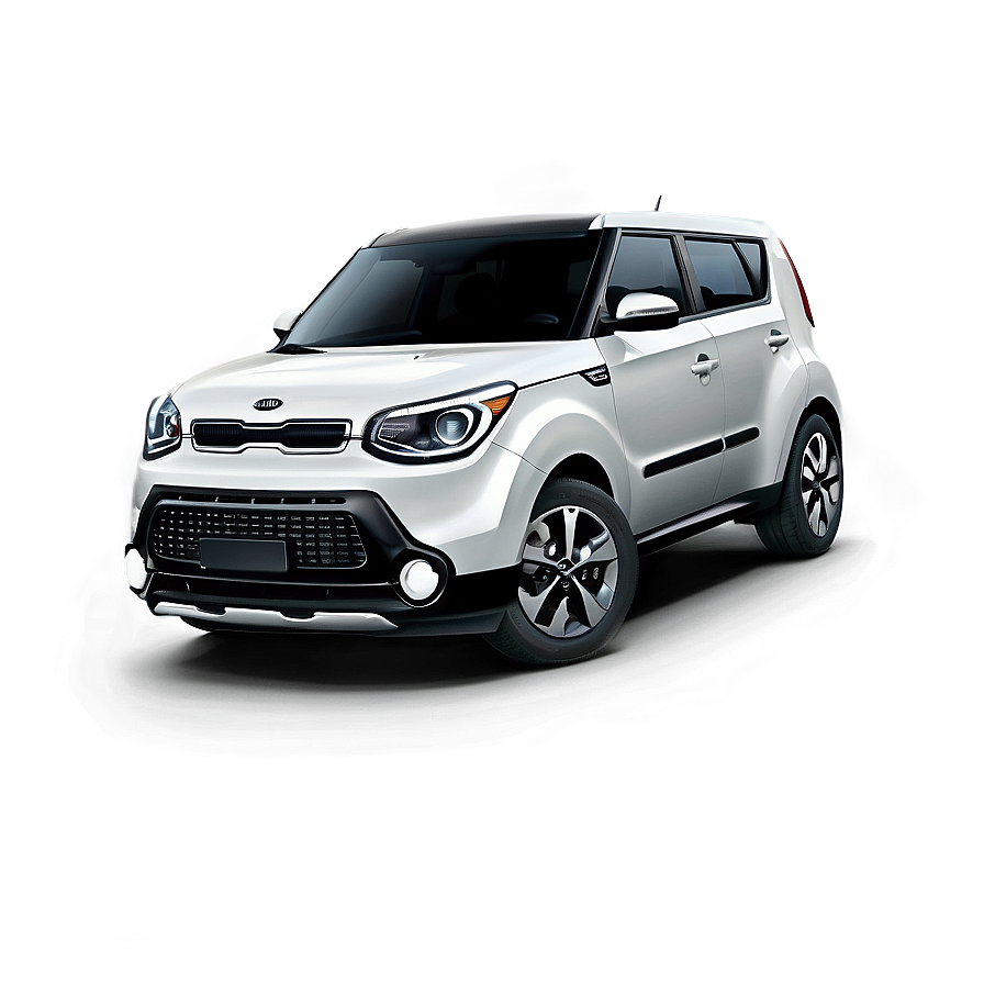 Sleek Kia Soul In White Png Nou