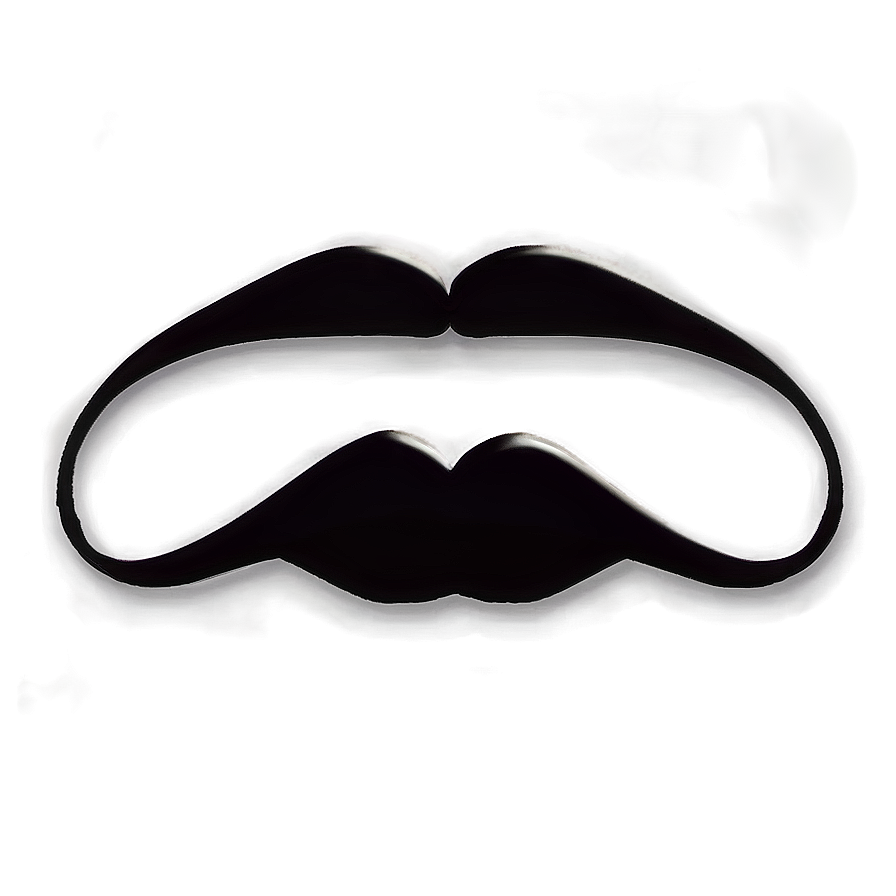 Sleek Modern Mustache PNG 05042024 PNG image with a transparent background, free high-resolution download