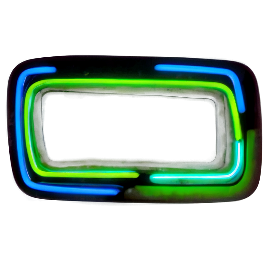 Sleek Neon Rectangle Png Ktb