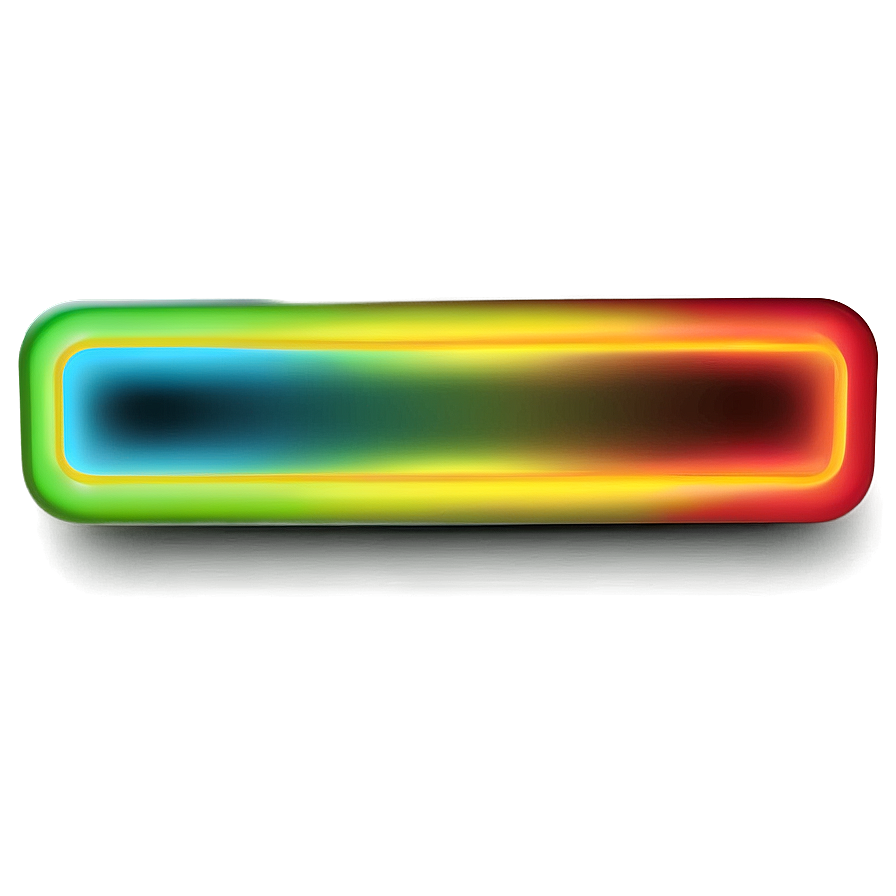 Sleek Neon Rectangle Png Vdi95