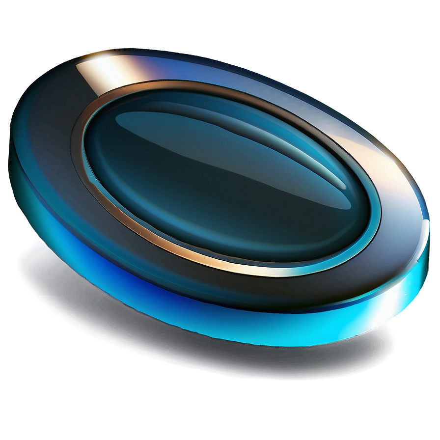 Sleek Oval Icon PNG sch PNG with transparent background