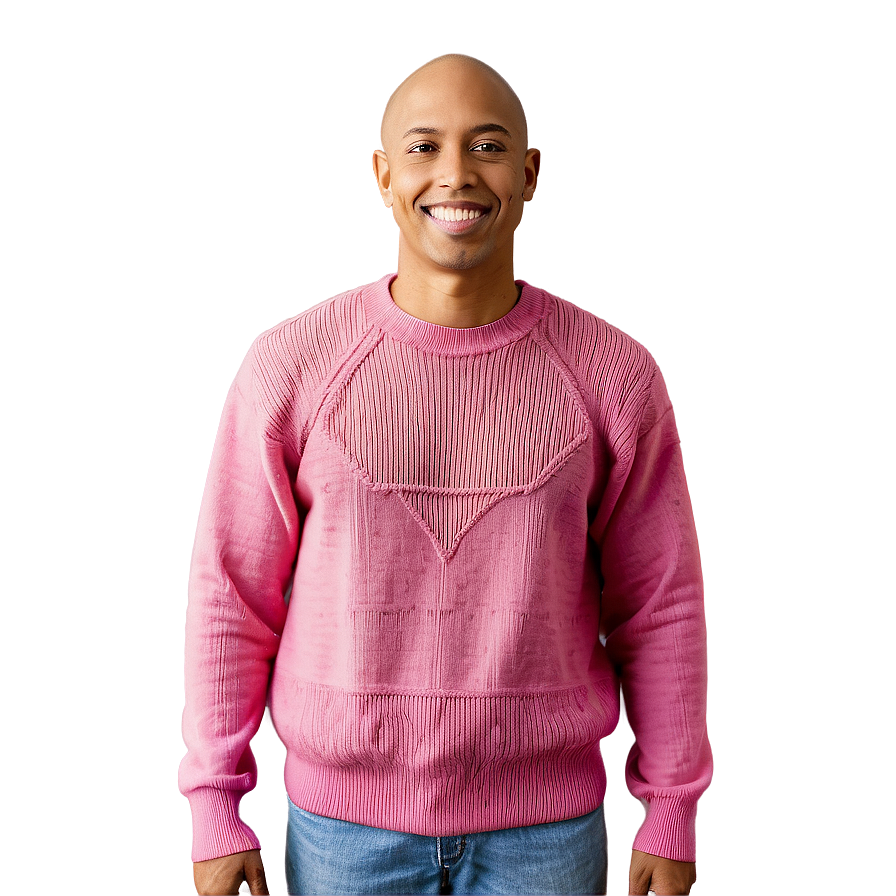 Sleek Pink Sweater Png Xol10