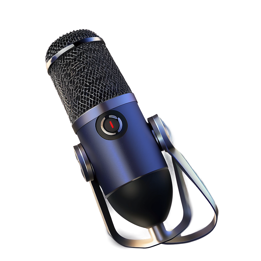 Sleek Podcasting Microphone Design Png 06202024