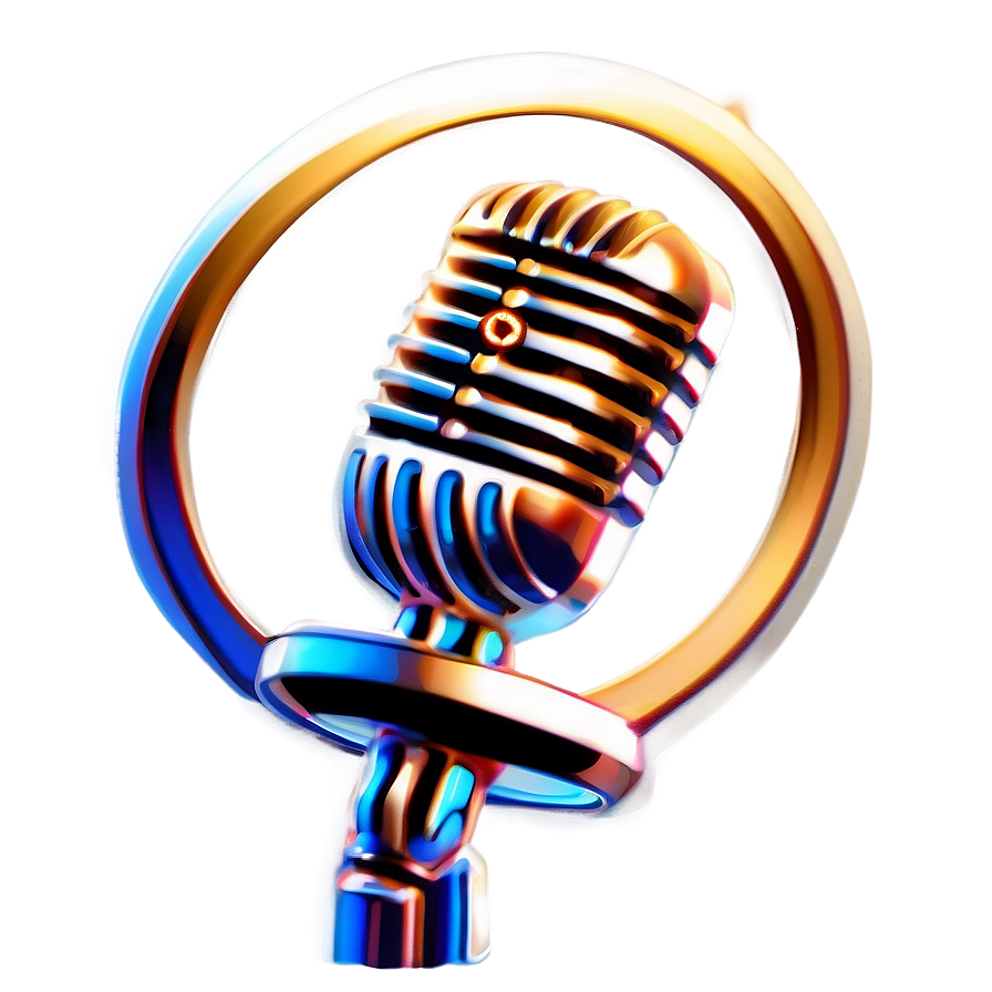 Sleek Radio Microphone Png 06272024