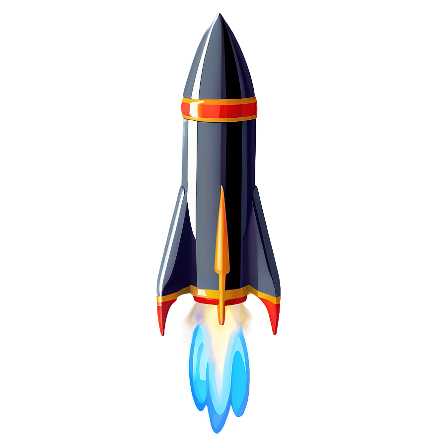 Sleek Rocketship Png 10