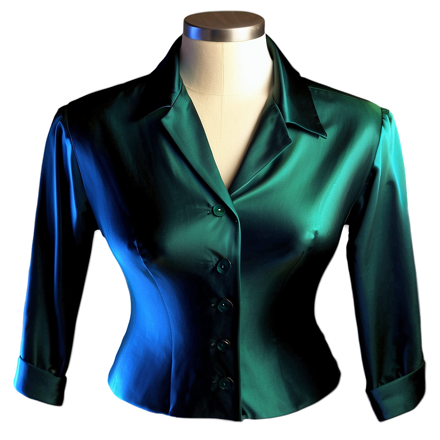 Sleek Silk Blouse Png 06242024