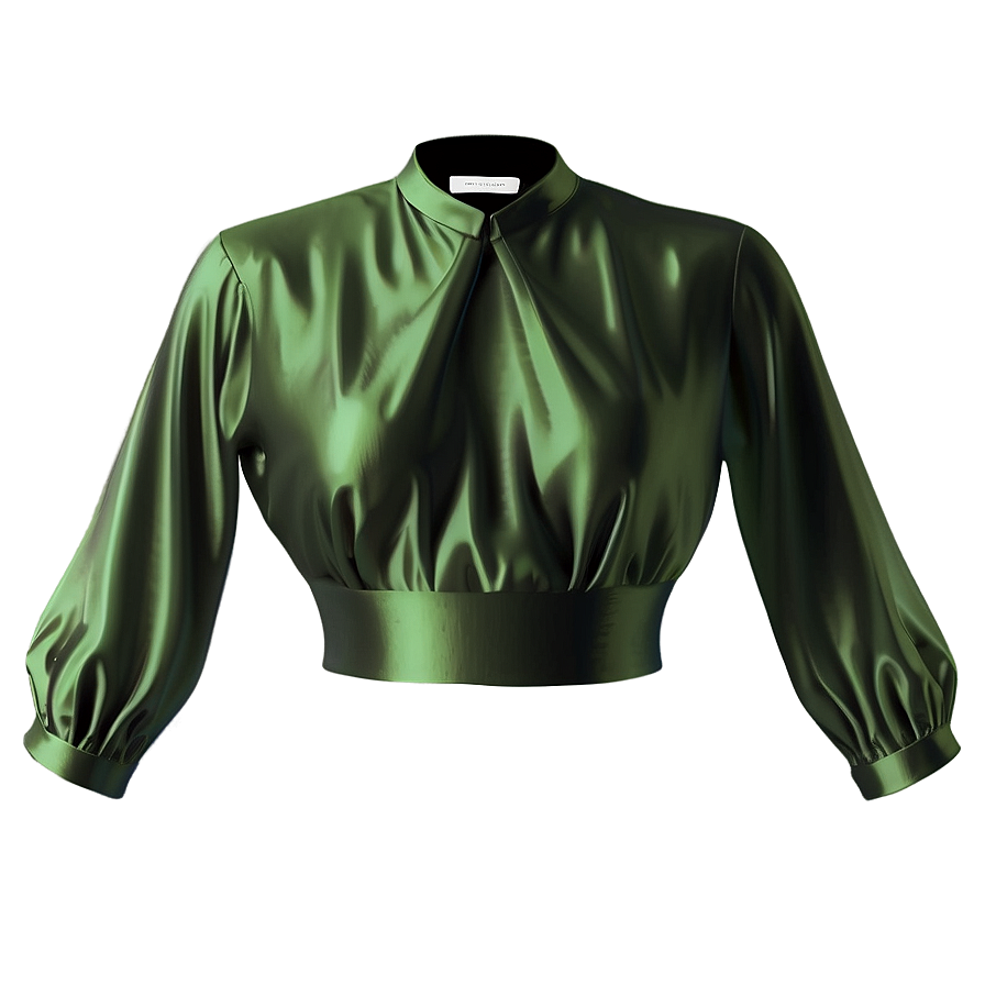 Sleek Silk Blouse PNG 22 PNG with transparent background