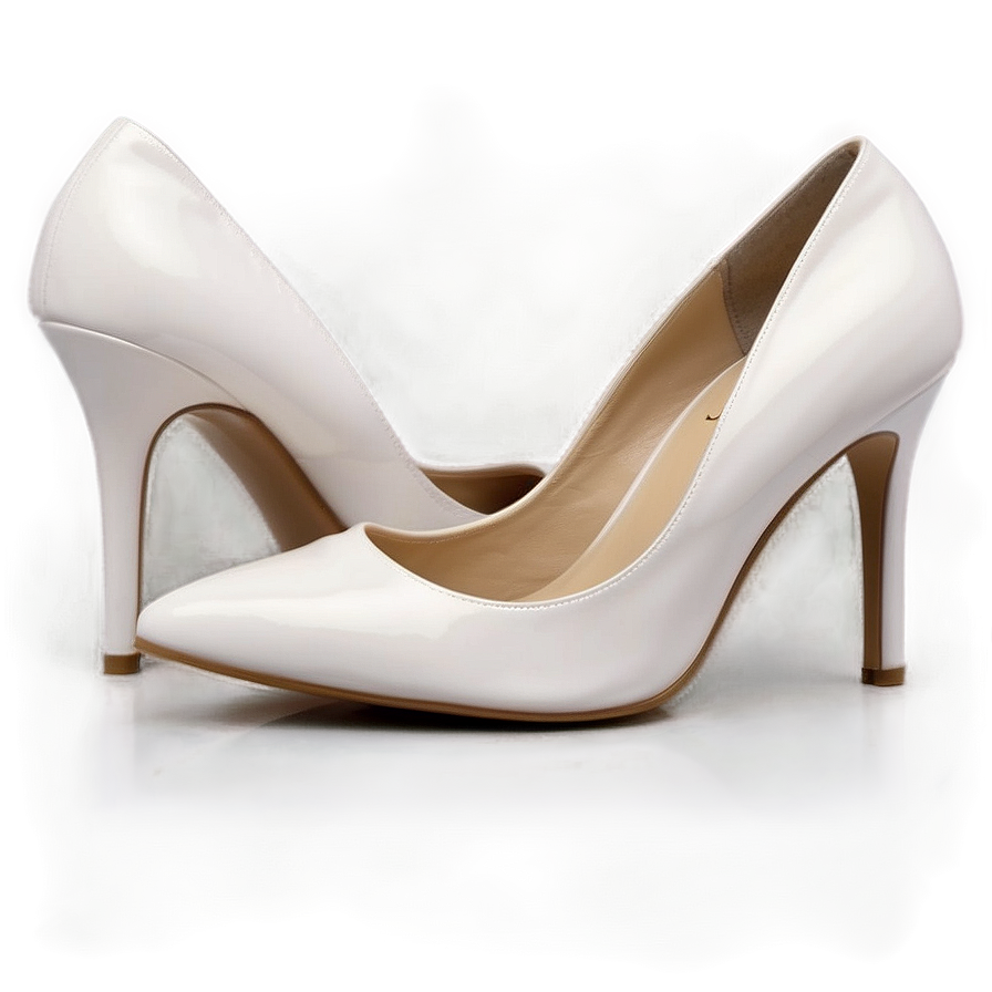 Sleek White Heels Png 47