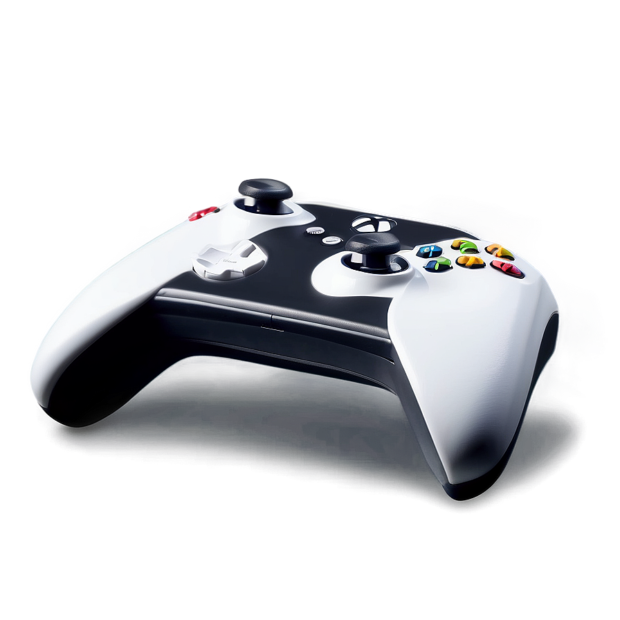 Sleek Xbox Controller White PNG 43 PNG with transparent background