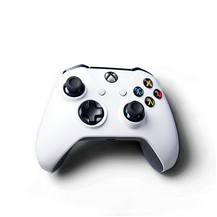 Sleek Xbox Controller White PNG nmy39 PNG with transparent background
