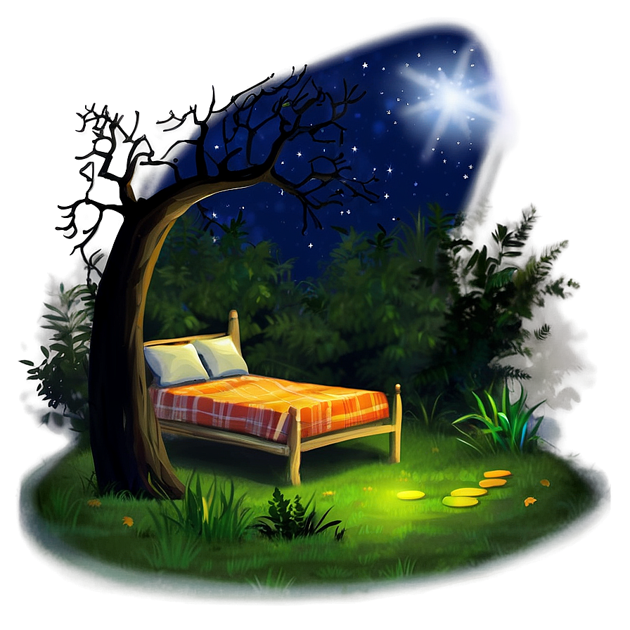 Sleep Under Stars PNG 05232024 PNG with transparent background