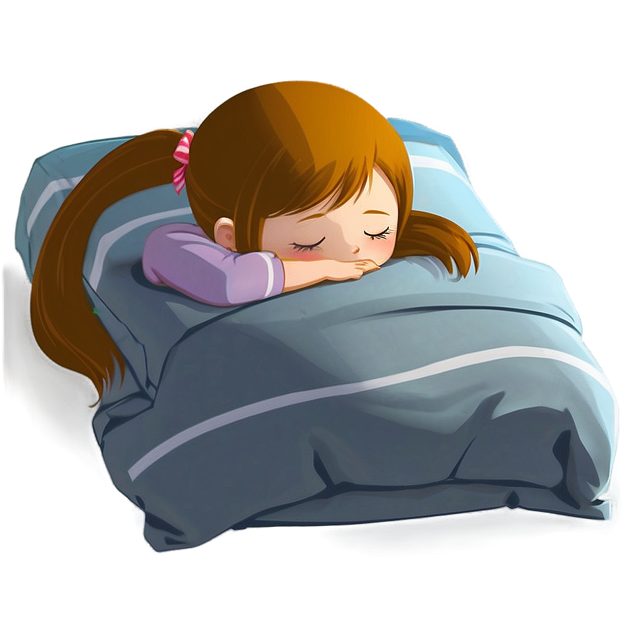 Sleeping Anime Character Png Pbm