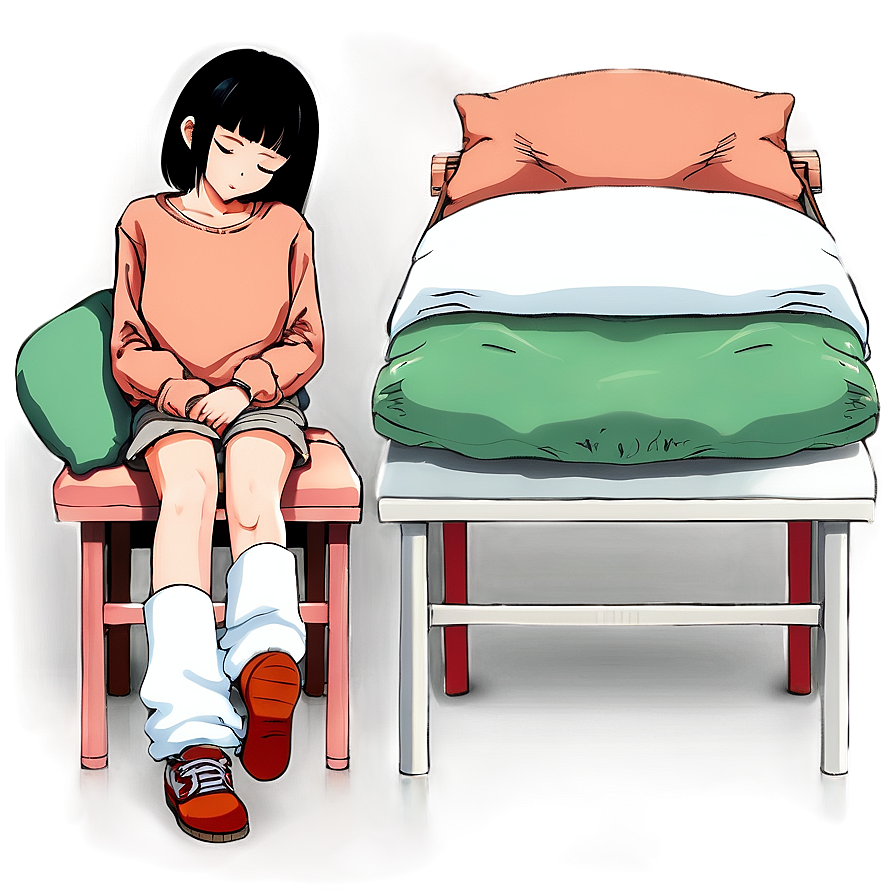 Sleeping Anime Character PNG yii73 PNG with transparent background