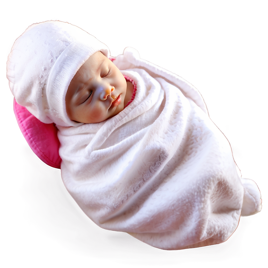 Sleeping Baby Girl Silhouette Png 06122024