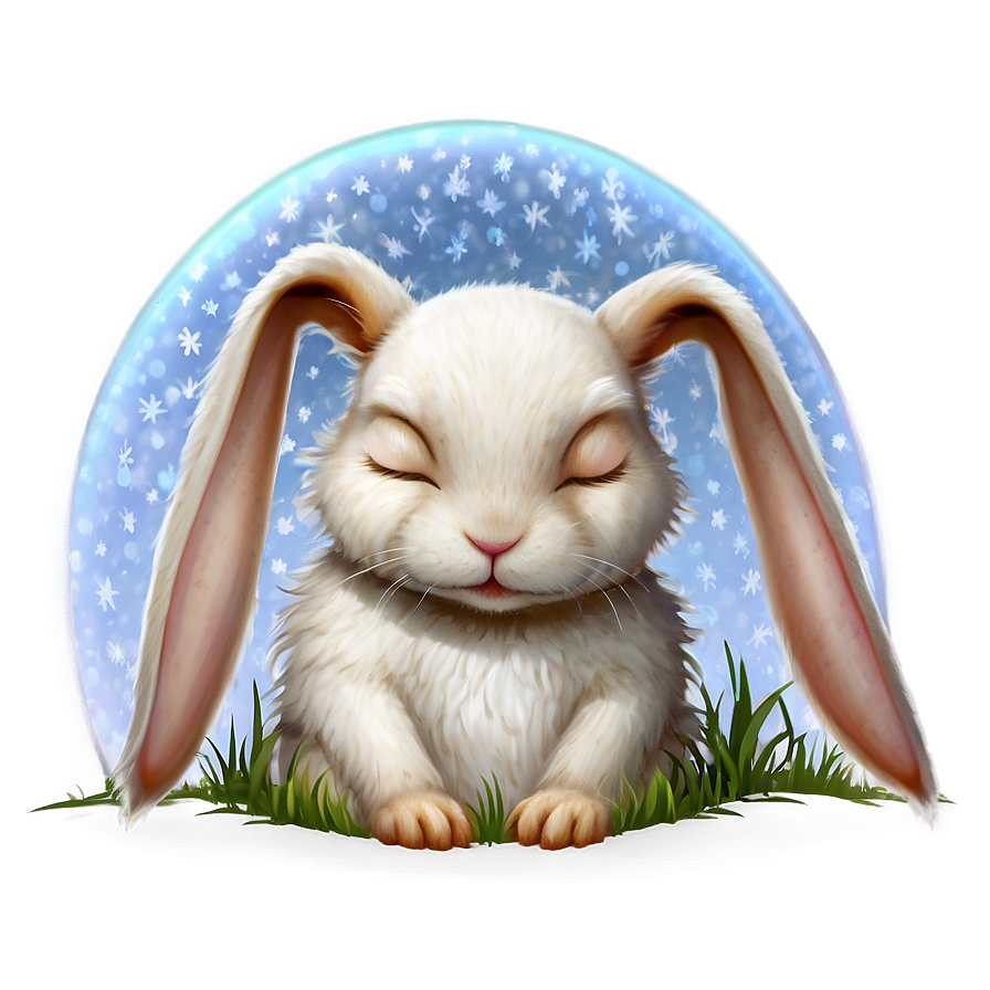 Sleeping Bunny Rabbit PNG 74 PNG with transparent background
