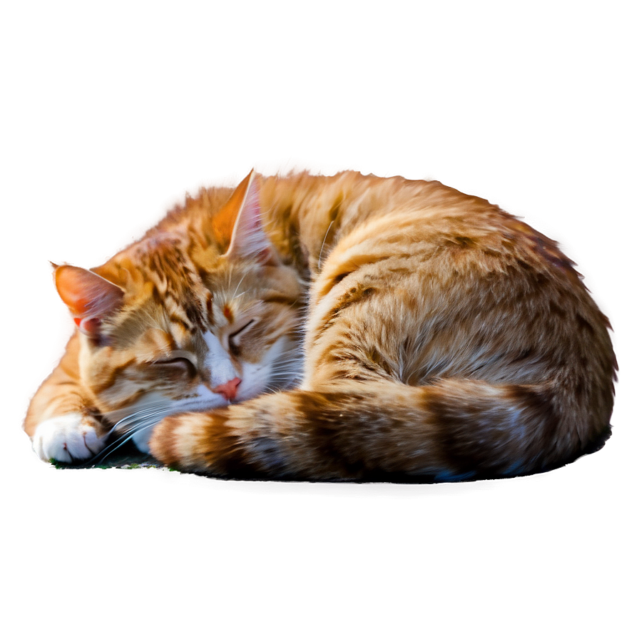 Sleeping Cat PNG 9 PNG image with a transparent background, free high-resolution download