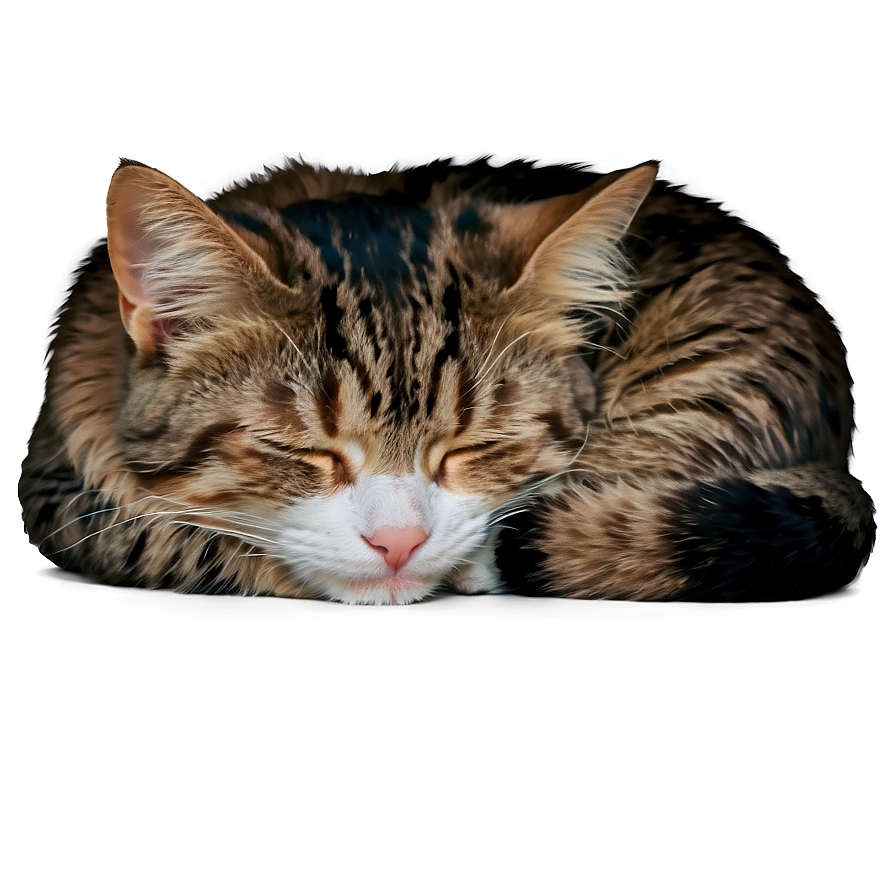 Sleeping Cat PNG njc68 PNG with transparent background
