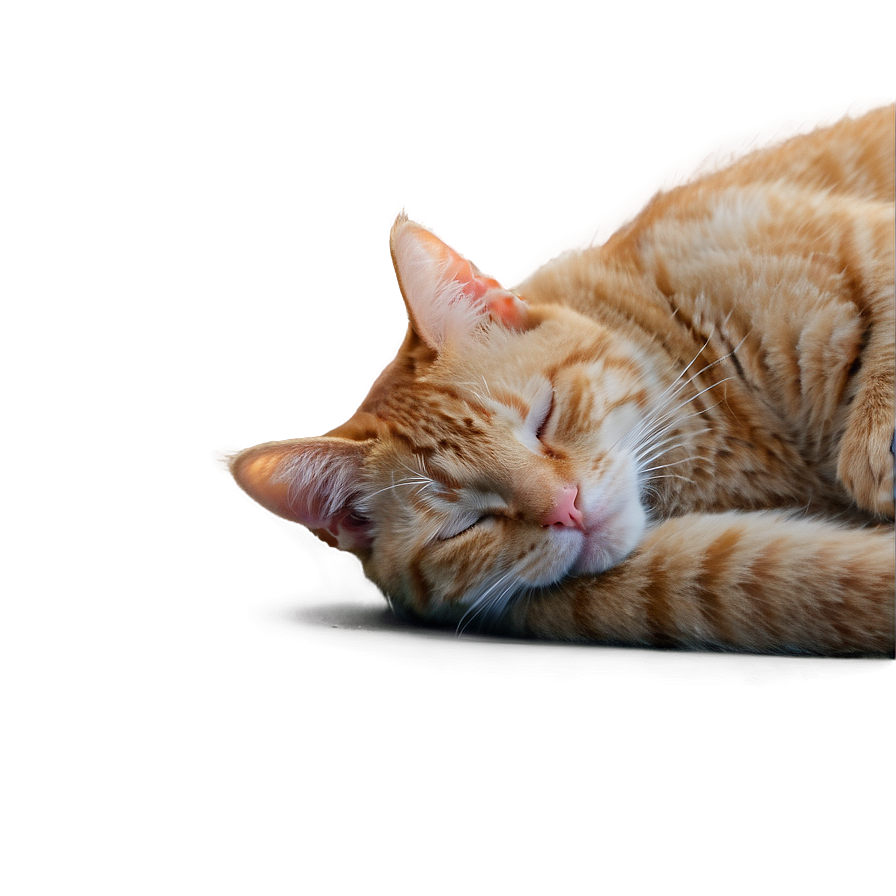 Sleeping Cat Transparent Kpe53