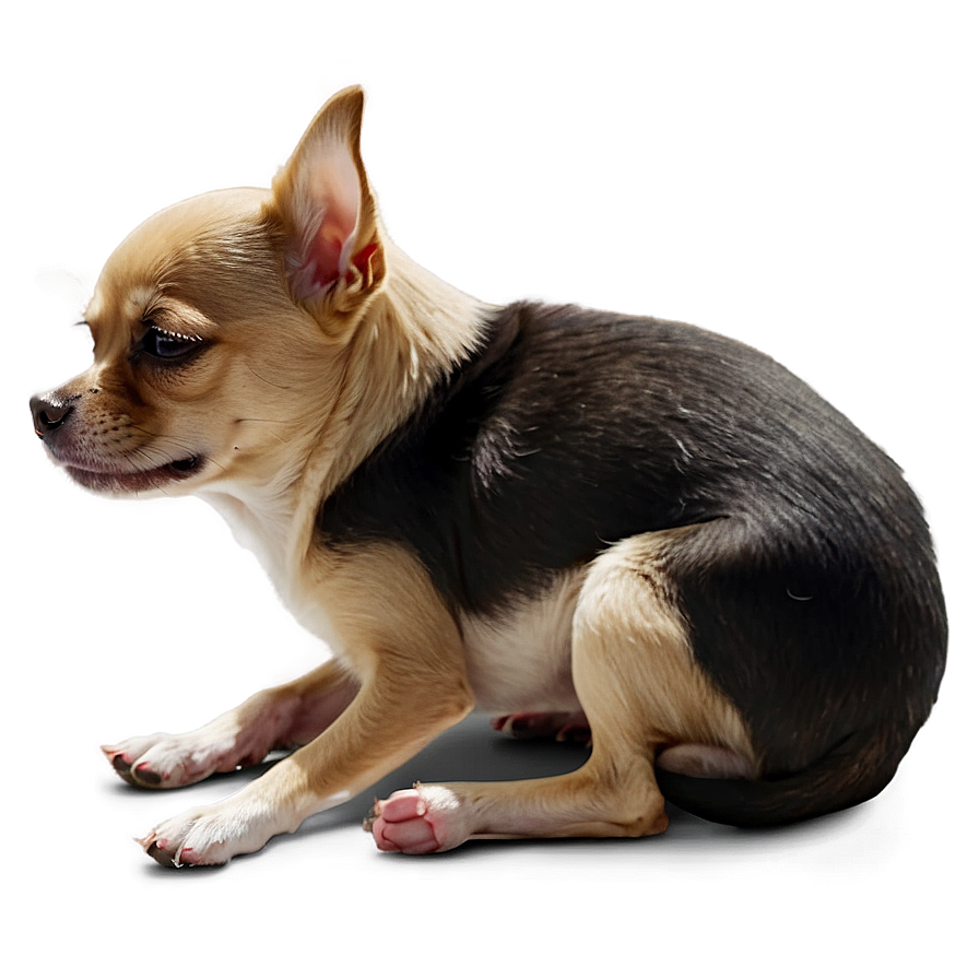 Sleeping Chihuahua PNG vdb PNG with transparent background