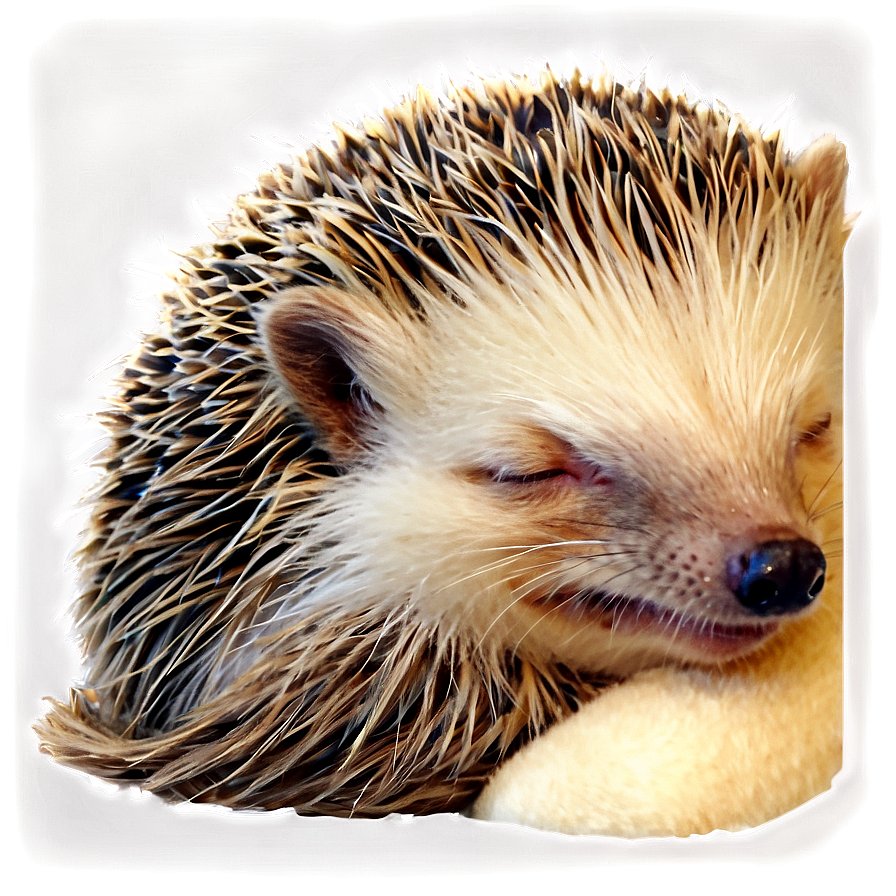 Sleeping Hedgehog PNG 28 PNG with transparent background