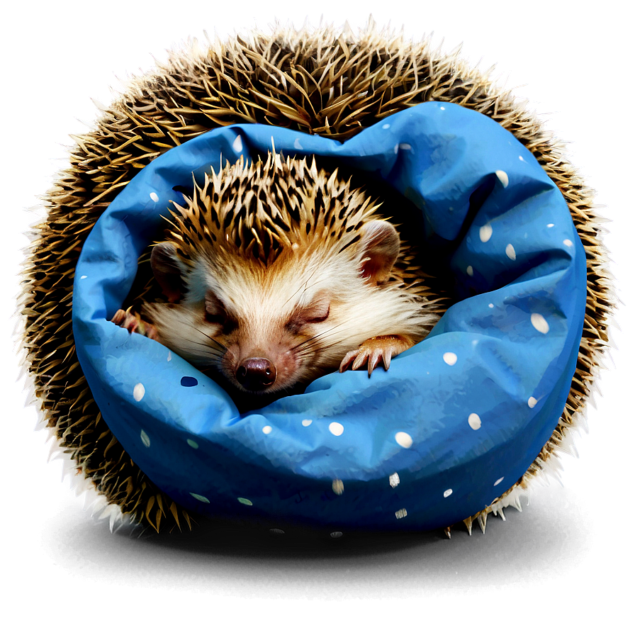 Sleeping Hedgehog PNG dxh PNG with transparent background