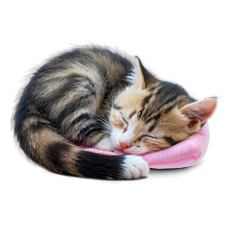 Sleeping Kitten PNG fjf PNG with transparent background