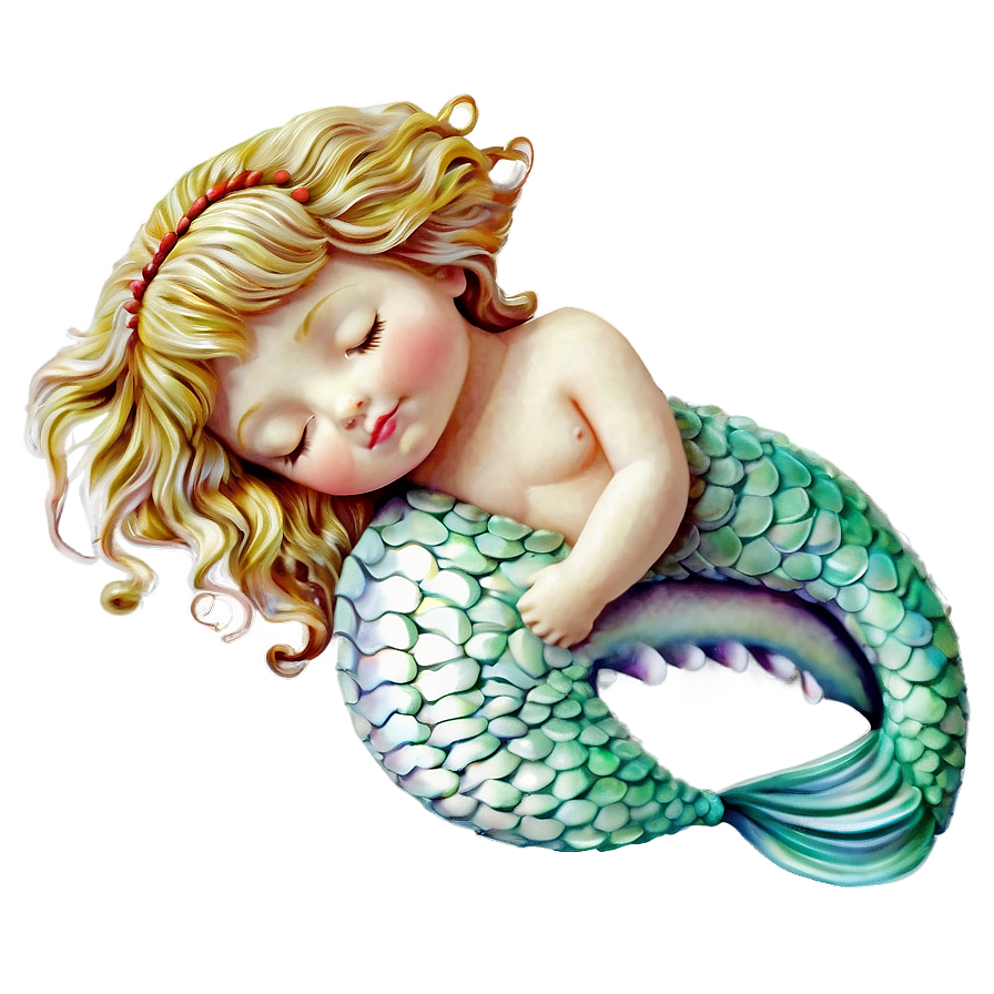 Sleeping Mermaid Png Nkw97