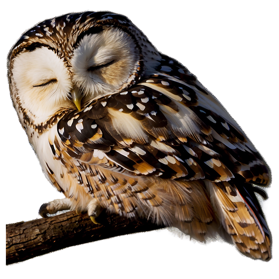 Sleeping Owl PNG 4 PNG with transparent background