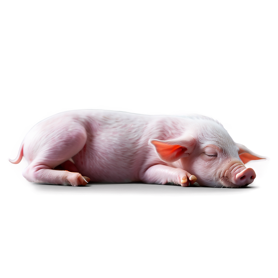 Sleeping Piglet Png 05232024