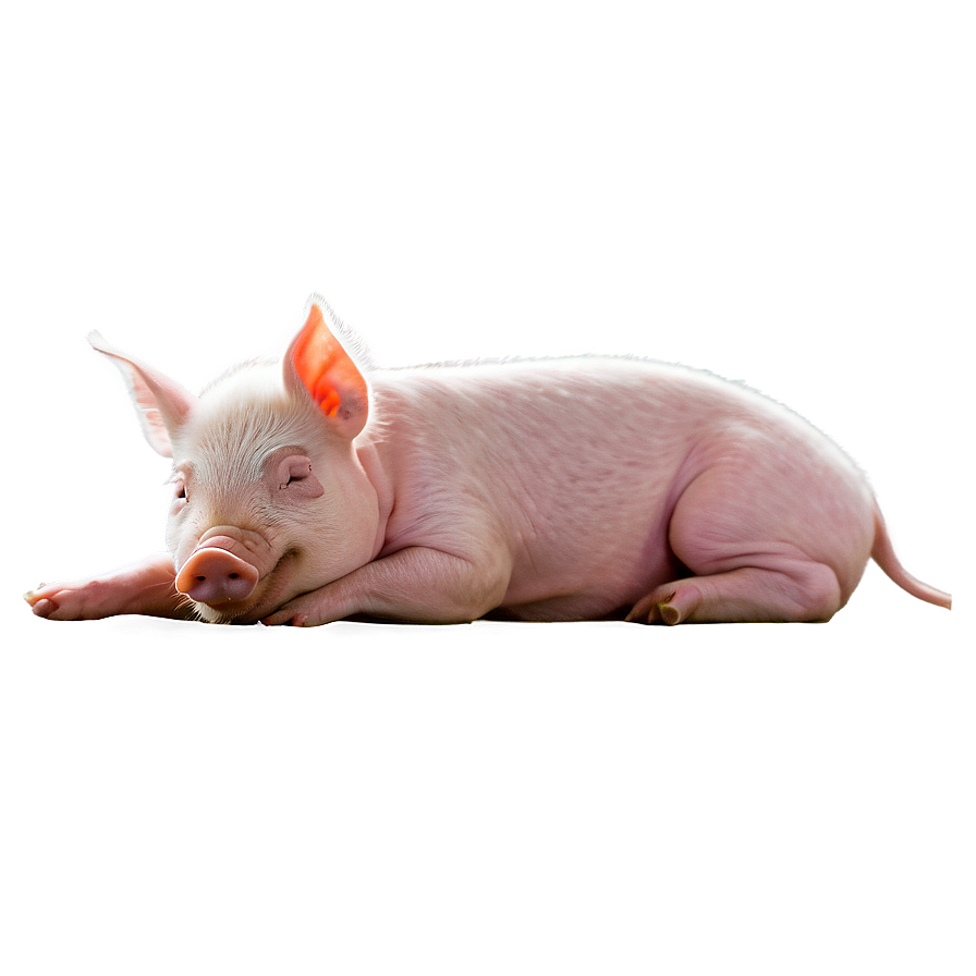 Sleeping Piglet Png Adn18