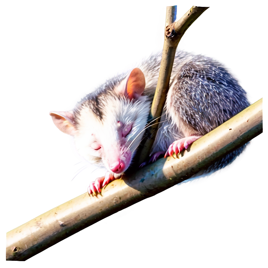 Sleeping Possum Cute Png Gnw10