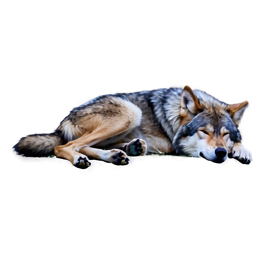 Sleeping Wolf Png Rgj13