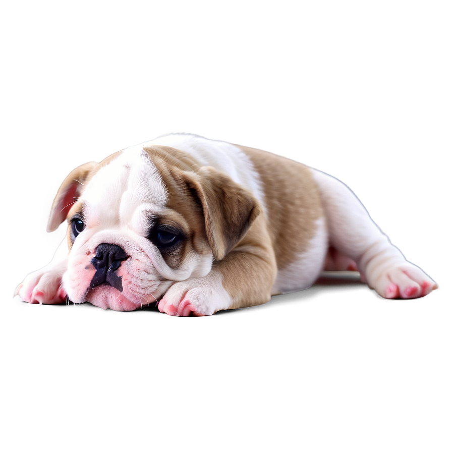 Sleepy Bulldog Puppies Png Edp