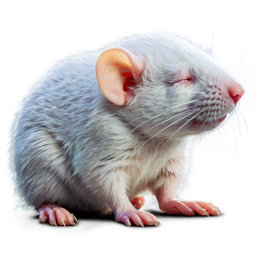 Sleepy Cute Rat Png 56