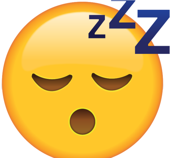 Sleepy Emoji Graphic