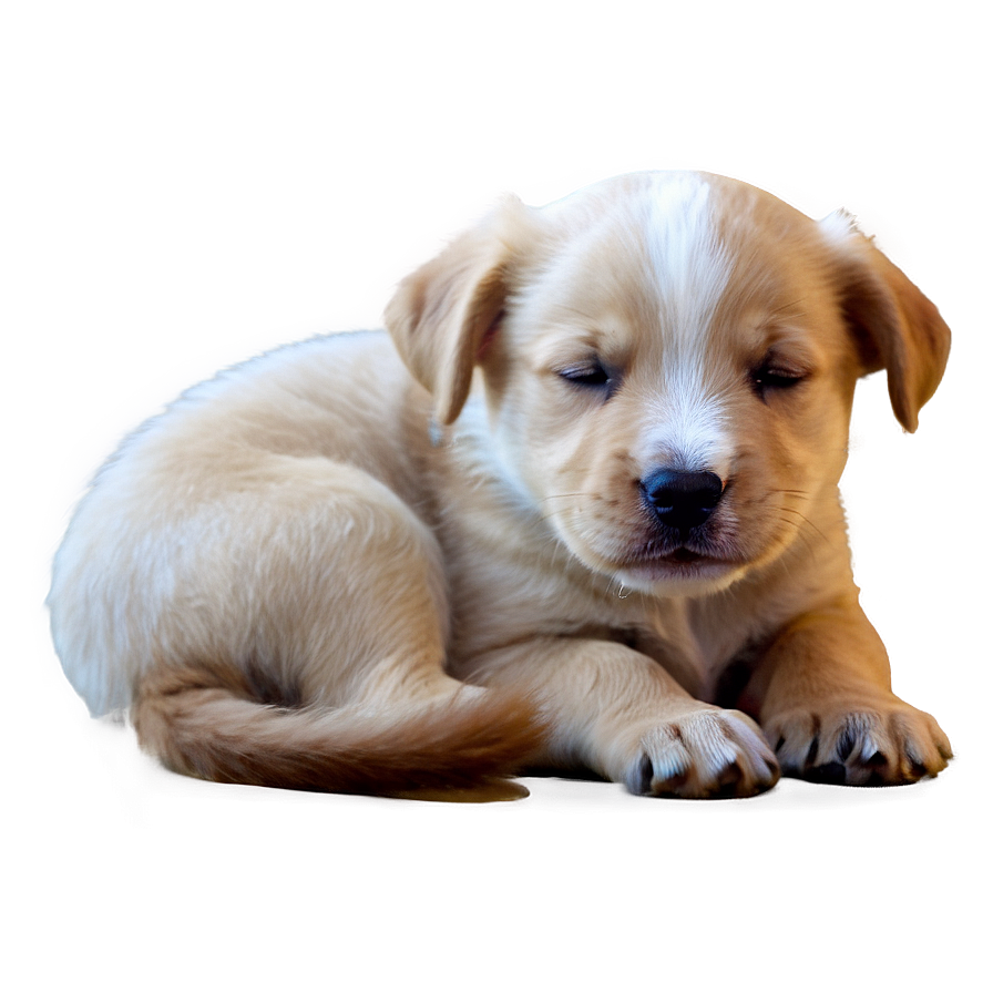 Sleepy Puppy PNG 05232024 PNG with transparent background