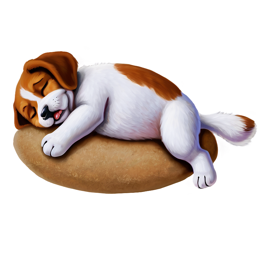 Sleepy Puppy PNG 05232024 PNG with transparent background
