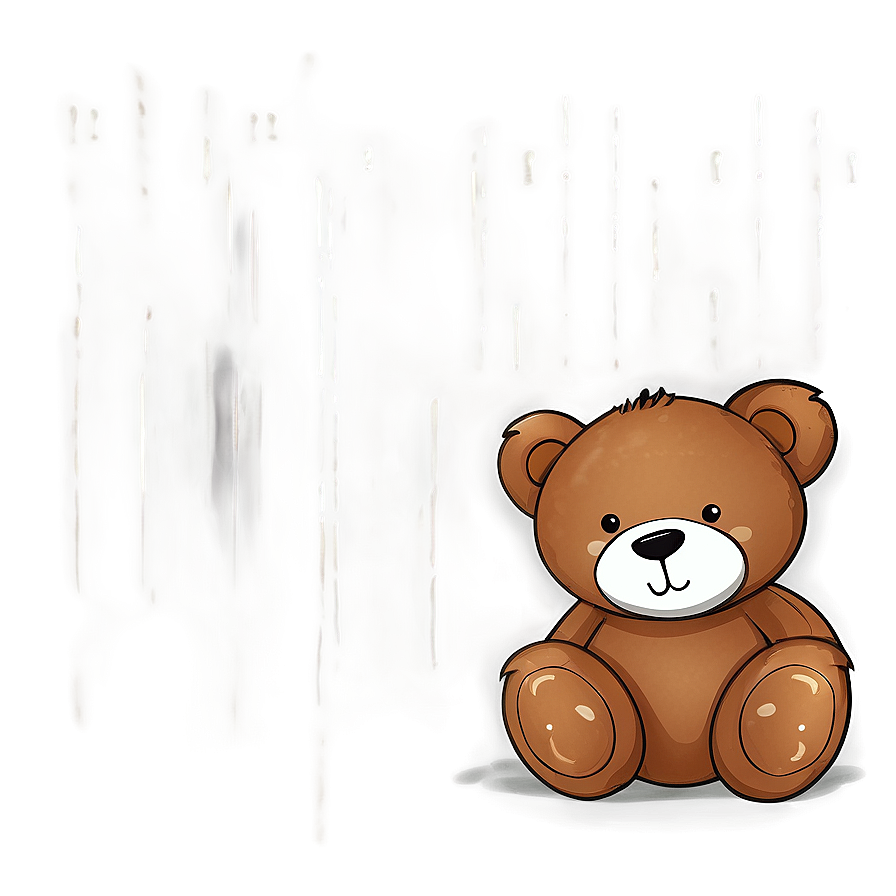 Sleepy Teddy Bear Clipart Png 06282024